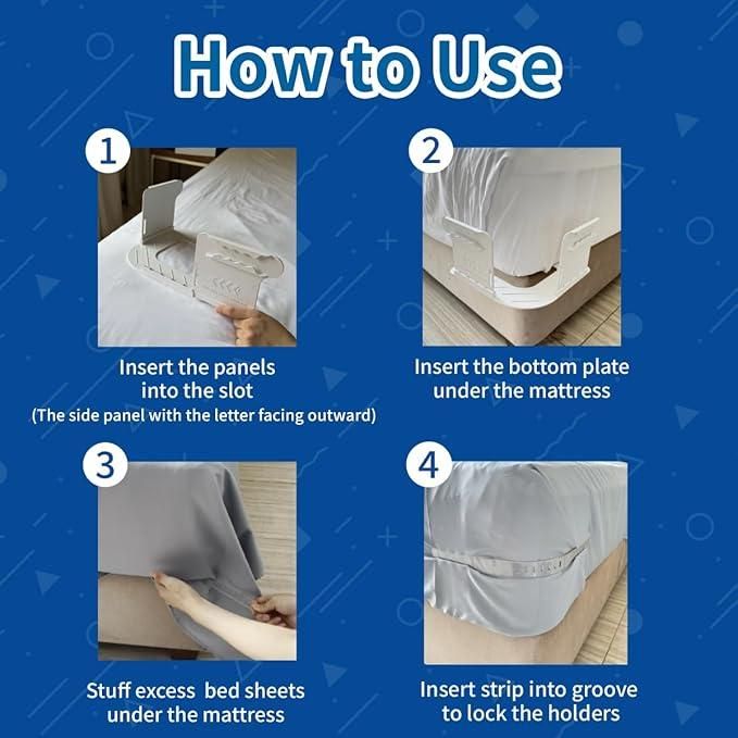 Bedsheet Lock Holder (4pc)