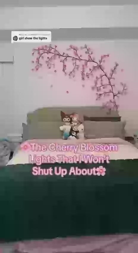 Cherry Blossom Flower Tree Branch LED Light for Home Decor